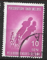 MALASIA FEDERATION 1962 Free Primary Education - Introduced January 1962   USED - Fédération De Malaya