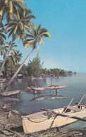 Polynésie Française Tahiti La Plage A Punaauia Rechercher Rare - Polynésie Française