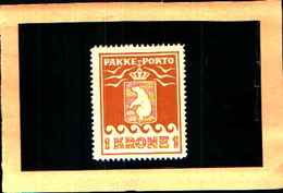 73548 )-GROELLANDIA-PACCHI POSTALI-1K. OCRA-N.8A-MNH**-DENT. 10.3/4 - Paketmarken