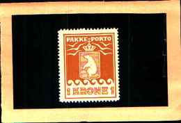 73548 )-GROELLANDIA-PACCHI POSTALI-1K. OCRA-N.8A-MNH**-DENT. 10.3/4 - Parcel Post