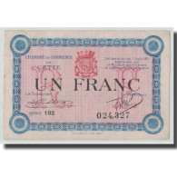 France, Sète, 1 Franc, 1915, TTB, Pirot:41-17 - Chambre De Commerce