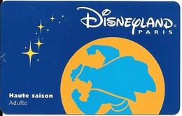 PASS--DISNEY-DISNEYLAND PARIS-1998-HERCULE ADULTE-V° SerieN°98065H-Valide 1 Jour-TBE - Pasaportes Disney