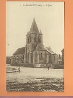 CPA  - Ste Geneviève  - ( Oise)  - L'église - Sainte-Geneviève