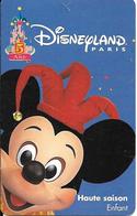 PASS-DISNEYLANDPARIS -1997-5 ANS-MICKEY-V°SPEOS- N° S 049720-VALIDE 1 JOUR-TBE- - Disney Passports