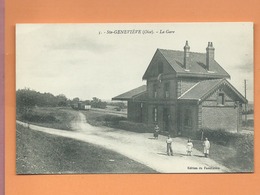 CPA  - Ste Geneviève  - ( Oise)  - La Gare - Sainte-Geneviève