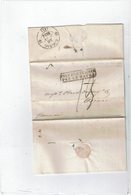 CTN54B- LAC NEW YORK / COGNAC 23/5/1834 PAYS D'OUTREMER PAR LE HAVRE TAXEE 13d - Maritime Post