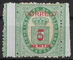 Macau Macao – 1887 Fiscal Stamps Surcharged - Unused Stamps