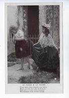 CPA Carte Photo Stebbing La Cigale & La Fourmi Enfant Fillette - Collections, Lots & Séries