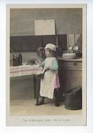 CPA - Carte Photo - Jak - Fillette - Cuisinière - Ne Ménagez Pas Les éloges - Collections, Lots & Séries