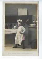 CPA - Carte Photo - Jak - Fillette - Cuisinière - Que Vais-je Faire Pour Déjeuner ? - Collections, Lots & Séries