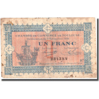 France, Toulouse, 1 Franc, 1914, TB, Pirot:122-20 - Chambre De Commerce