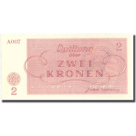 Billet, Tchécoslovaquie, 2 Kronen, Personnage, 1943, 1943-01-01, NEUF - Tchécoslovaquie