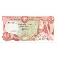 Billet, Chypre, 50 Cents, 1988, 1988-10-01, KM:52, SPL+ - Cyprus