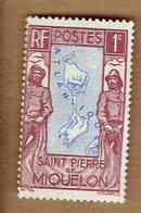 Saint-Pierre Et Miquelon. (Y&T) 1932/33 - N°136   * CARTE *   1c - Neuf - Unused Stamps