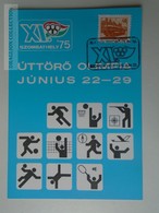 D161784  Commemorative - Hungary - Úttörő Olimpia - Pioneer Olympia  1975 Szombathely - Souvenirbögen