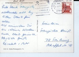 U3709 Nice Stamp And Timbre On Postcard BAD HOMBURG, SIAMESISCHER TEMPEL _ 63/8 GEBR. METZ 1020/181 ECHTE PHOTO - Bad Homburg