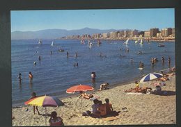 CPM: 66 - CANET St NAZAIRE EN ROUSSILLON - LA PLAGE, AU LOIN LES ALBÈRES - - Canet En Roussillon