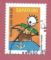 BRASILE USATO - 2005 - Sapateiro - Professioni - 0,20 R$ - M. BR 3437C - Gebruikt