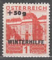 Austria 1933 Winterhilfe Mi#566 Mint Never Hinged - Neufs