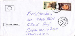 Romania Cover Sent To Denmark Bucuresti 14-10-1997 - Covers & Documents