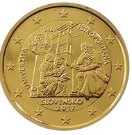 SLOVAQUIE 2017 - 2 EUROS COMMEMORATIVE - ISTROPOLITANA -  PLAQUE OR - Slowakei