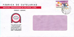 Portugal Cover Sent To Denmark 28-6-1993 Single Franked - Lettres & Documents