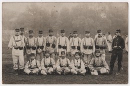 Carte Photo Militaria 51 CHALONS Groupe De Soldats - Châlons-sur-Marne