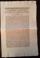 LETTRES PATENTES D'ERECTION DE LA BARRONIE DE LATTES Du Mois De Decembre 1675. Concerne Le Canal Du Midi. - Languedoc-Roussillon