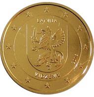 LETTONIE 2016 - 2 EUROS COMMEMORATIVE - VIDZEME -  PLAQUE OR - Letland