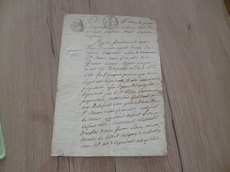 Acte Lozère Florac Archive Cabiron 04/06/1890 Requête E Intervention Contre Guerin Saint Etienne Vallée Française 7p - Manuscrits