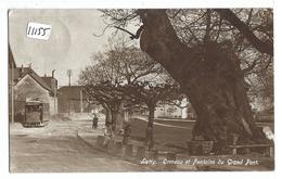 VAUD LUTRY Ormeau Et Fontaine Du Grand Pont  * RARE* TRAM - ENFANTS -Guggenheim Zurich 16411- Circulé Le 27.04.1934 - Lutry