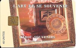CARTE+PUCE-MAROC-AVE PHONE-40U-GEMB-ART DU SOUVENIRS-TBE - Marokko