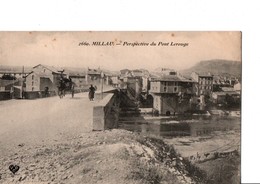2660. - MILLAU. - Perspective Du Pont Lerouge. - Carriole, Cheval... VDC.  En Très Bon état. Voir Scan. - Millau