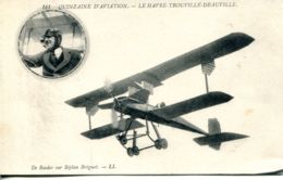 N°66366 -cpa Quinzaine Aviation Le Havre Trouville -Baeder Sur Biplan Bréguet- - Aviateurs