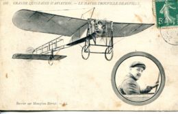 N°66373 -cpa Quinzaine Aviation Le Havre Trouville - Barrier Sur Monoplan Blériot- - Aviateurs