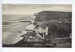 CPA 76 Berneval Sur Mer Vue Générale Sur La Falaise N° 18 - Berneval