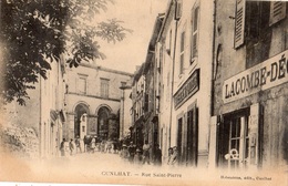 CUNLHAT RUE SAINT-PIERRE - Cunlhat