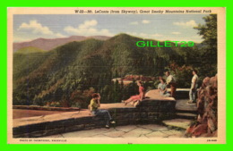 SMOKY MOUNTAINS, TN - MT. LECONTE FROM SKYWAY, GREAT SMOKY MOUNTAINS NATIONAL PARK -  TRAVEL IN 1954 - - Smokey Mountains