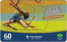 Brazil - BR-TLM-MG-2011, 06/34 - 0150, Event, Rhythm Gymnastics, 60U, 30,960ex, 4/04, Used - Giochi Olimpici