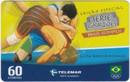 Brazil - BR-TLM-MG-2012, 07/34 - 0150, Event, Wrestling, 60U, 30,960ex, 4/04, Used - Olympic Games