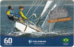 Brazil - BR-TLM-MG-2029, 13/34 - 0150, Event, Sports, Sailing, Sea, 60U, 28,300ex, 5/04, Used - Olympische Spelen