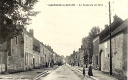 89 VILLENEUVE-LA-GUYARD - Le Faubourg De Sens - Animée - Villeneuve-la-Guyard