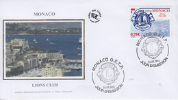 Enveloppe  FDC  1er  Jour   MONACO   LIONS   CLUB  De  MONACO   2011 - Rotary Club