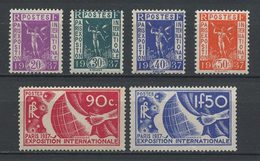 FRANCE 1936 N° 322/327 ** ( Sauf 325A ) Neufs MNH Superbes C 125 € Propagande Exposition Internationale Paris Musique - Unused Stamps