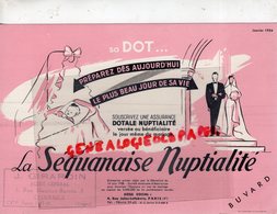 88- CHARMES- MARIAGE RARE BUVARD J. GIRARDIN-3 RUE MAURICE BARRES-ASSURANCES SEQUANAISE VIE-PARIS 4 RUE JULES LEFEBVRE - Banca & Assicurazione