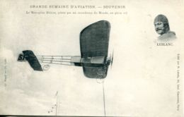 N°66390 -cpa Le Monoplan Blériot Piloté Par Le Recordman Dumonde -Leblanc- - Aviateurs