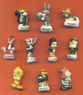 Lot De 10 Feves Porcelaine Looney Tunes - Warner Bross Diverses - Cartoni Animati