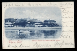 GERMANIA - DEUTSCHLAND - 1904 - FOHR - STRAND HOTEL UND REDLEFSEN'S HOTEL - Föhr