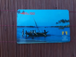 Phonecard Lanka Pay Phones Number 2SRLB Used - Sri Lanka (Ceylon)