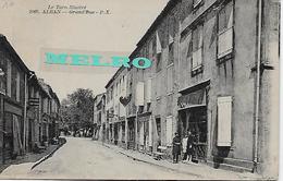 CPA - Alban - Grand' Rue -P.X. (Animation - 2 Scanners). - Alban